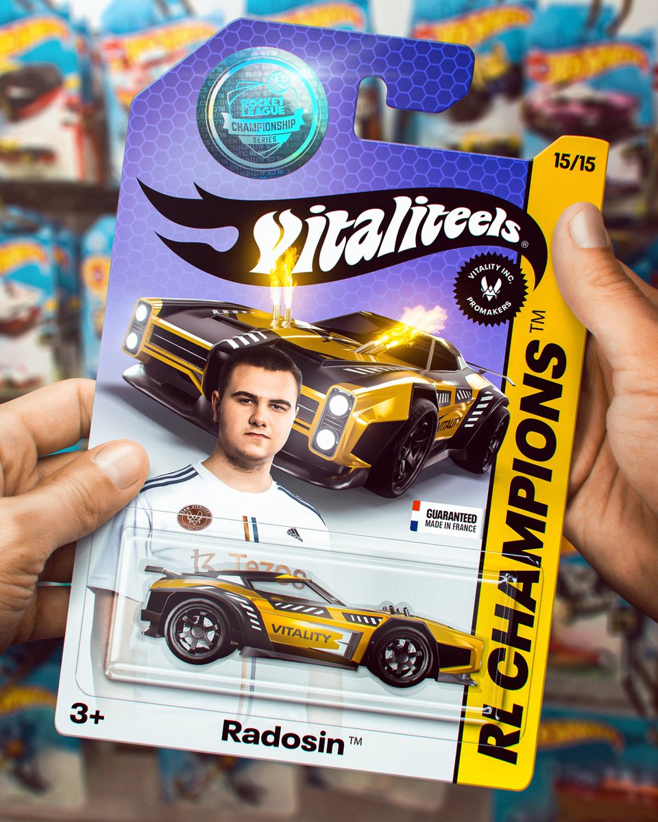 TeamVitality's tweet photo. A new chapter begins 🐝

We are pleased to announce the arrival of the talented @radosin75 in our Rocket League squad 🏎 https://t.co/ob4qmboWOW