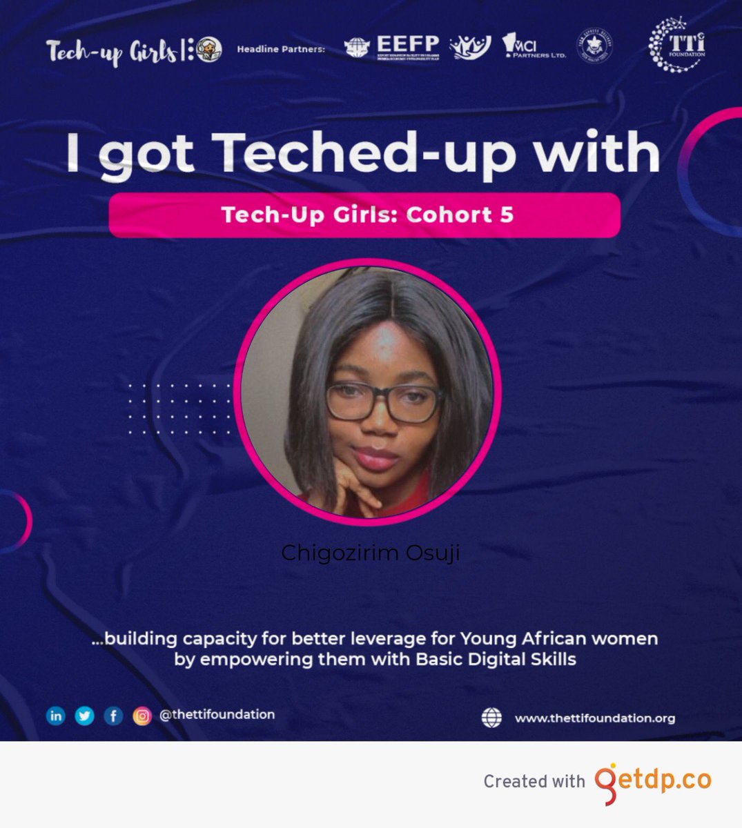 beekaylarry's tweet photo. I signed up for the Tech up girls boot camp because I love growth and I believe in learning new things about technology. I saw this as an opportunity to hone my skills in the tech area and so far it has not fallen short. I have learnt so much and been enlightened these past two.. https://t.co/h2TtZeJ9wW