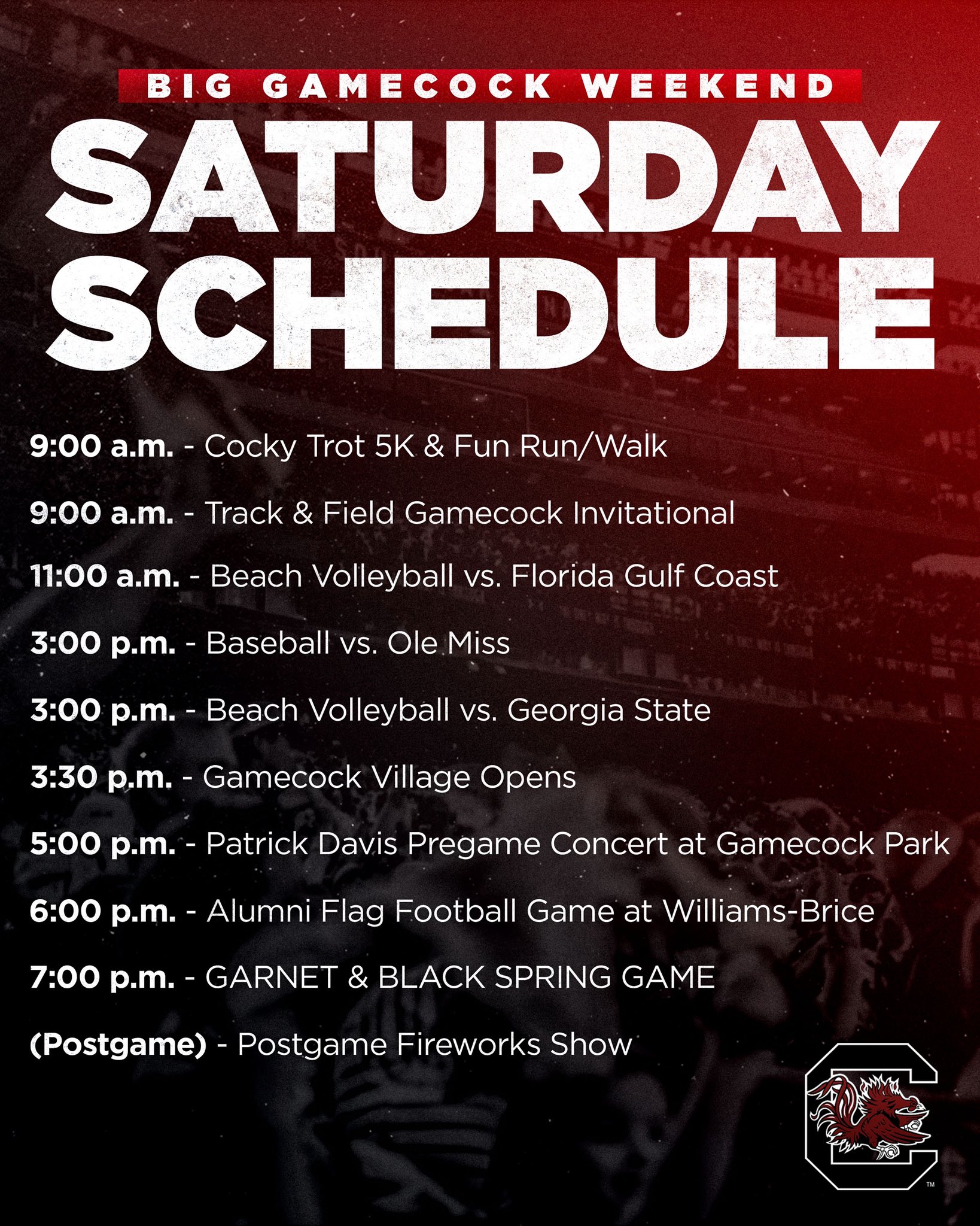 Gamecock Athletics on Twitter "Rise and shine Gamecocks! It’s the