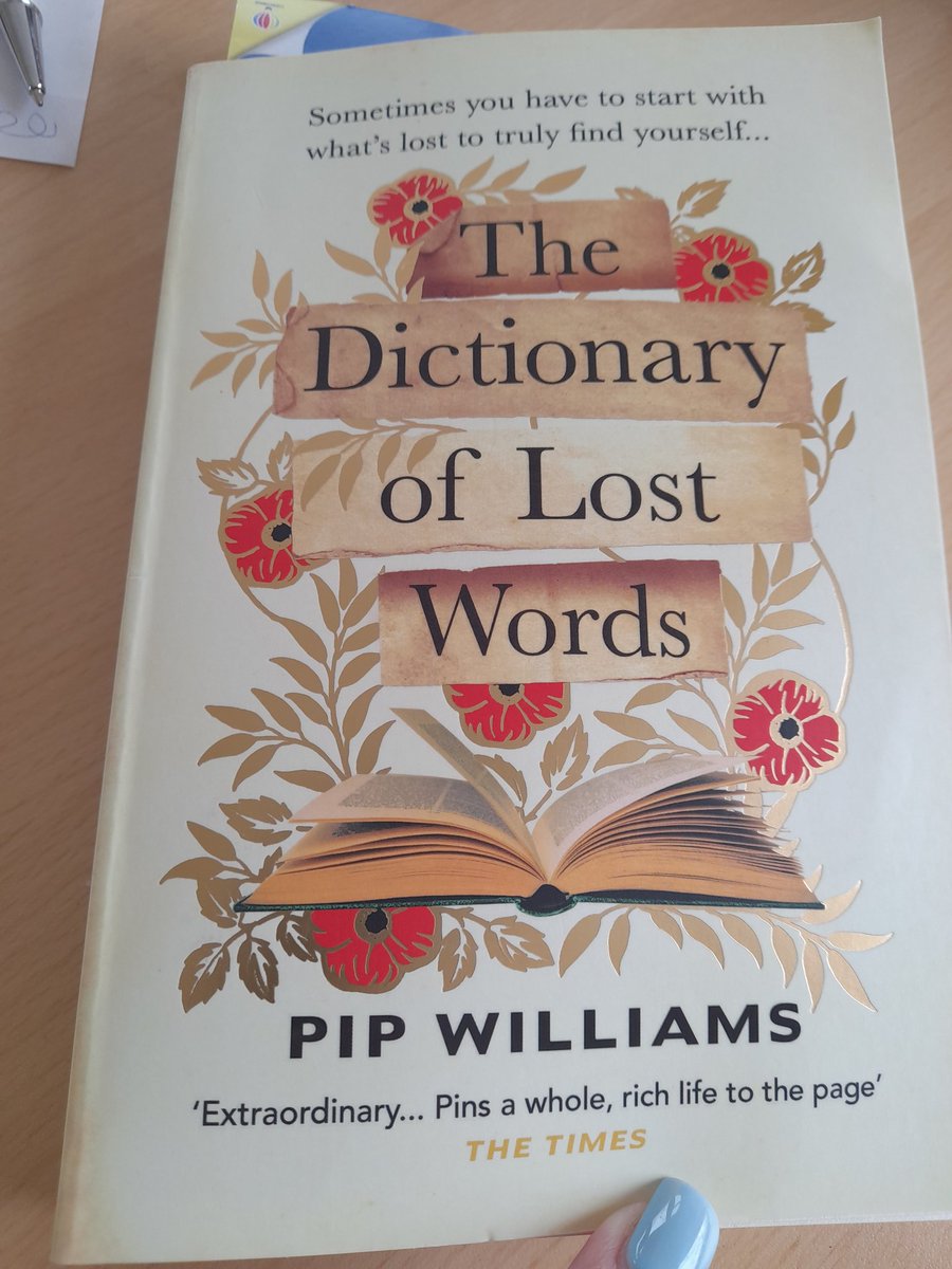 This has been an absolute joy to read and it will stay with me for a long time.  Totally absorbing. 📖🌹✏ #Thedictionaryoflostwords by Pip Williams