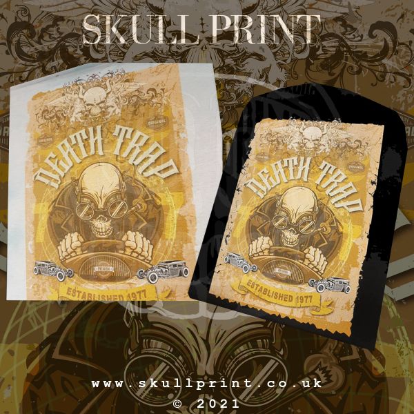 SkullPrint3's tweet photo. Death Trap design © T-shirt or hoodie
https://t.co/hcxqed9BQo
#tshirt #tshirts #skullcat #skullprint #tiedye #alternative #underground #customtshirts #hawkwind #hawkfans #hawknerds #deathtrap #robertcalvert #bobcalvert #monkeyonelastic #spacerock #psychedelia #hawkart https://t.co/pVonTf2PAg