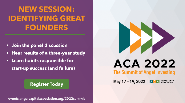 Can specific traits, skills, and habits predict founder success? Hear results from a 3-year study at the #ACAAngelSummit, May 17-19. Register today! bit.ly/3rXO8mB