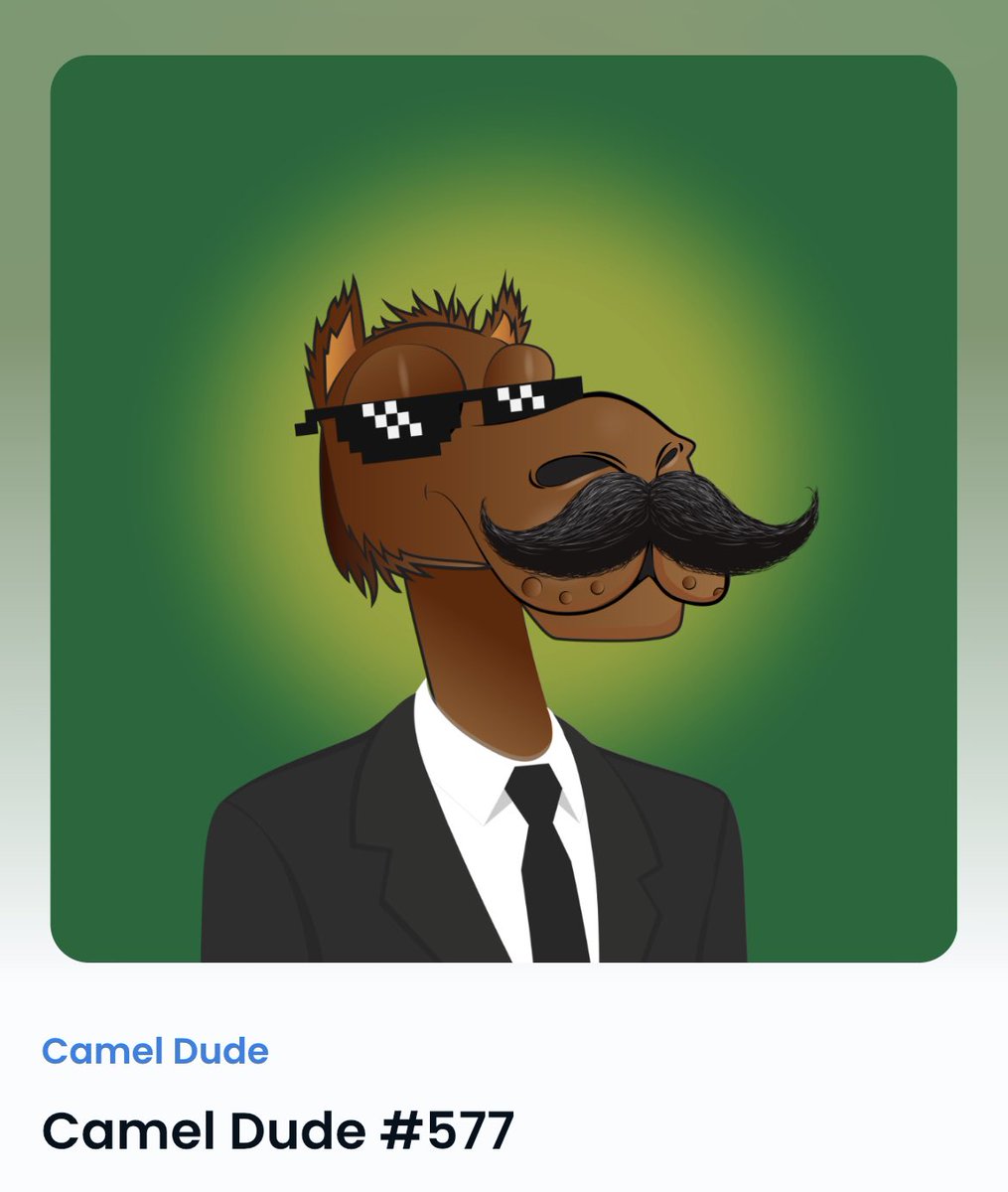 simply_morocco's tweet photo. 🔥Camel Dude NFT collection🔥
A project to support the tourism community. Check it out https://t.co/RWH7VsWVXc 
#nftcollectors #NFTdrop #NFTartists #nft #Morocco #openseaNFT @opensea #المغرب #cameldude https://t.co/bpNhHXnHLf