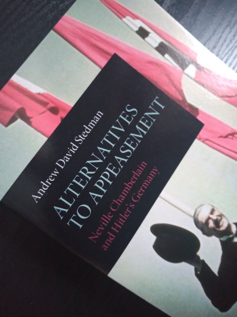 I'm now told by the good folk <a href="/BloomsburyHist/">Bloomsbury History</a> that there are still copies of the 2021 'Alternatives to Appeasement' paperback available on their website - as well as the older hardback and ebook, of course. 😀 #historybooks

bloomsbury.com/uk/alternative…

or:

amazon.co.uk/Alternatives-A…