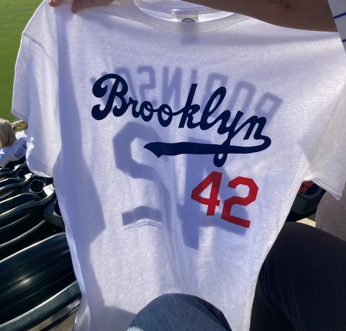 Ordgal's tweet photo. #JRob42 #Champion ⚾️💙🍎🗽🏆 https://t.co/uaIWwfsAEt