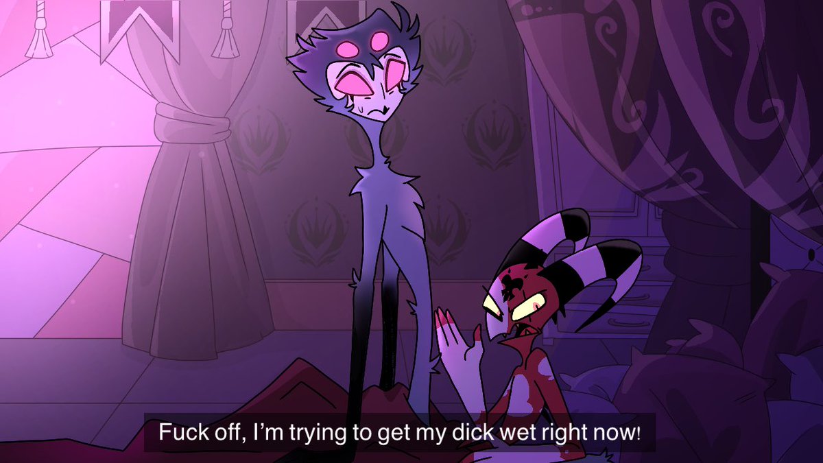 TeaTheKook's tweet photo. ⚠️Warning: Suggestive⚠️

On-screen Stolitz sex scene..? 😳
.
.
#HelluvaBoss #Stolas #Blitzo #Stolitz https://t.co/01H1qmRg4c