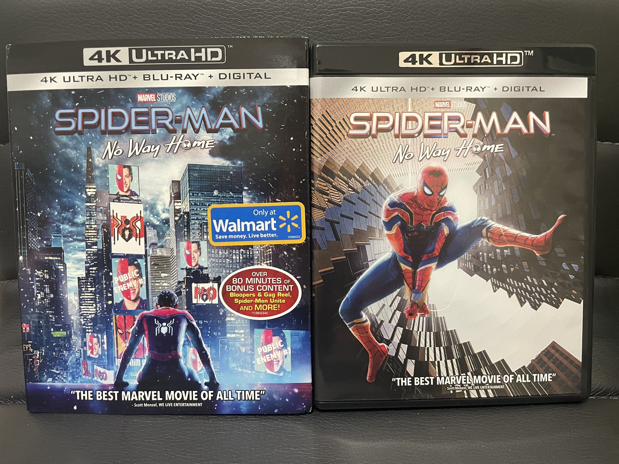 Spider-Man: No Way Home (Walmart Exclusive) (4K Ultra HD + Blu-ray)