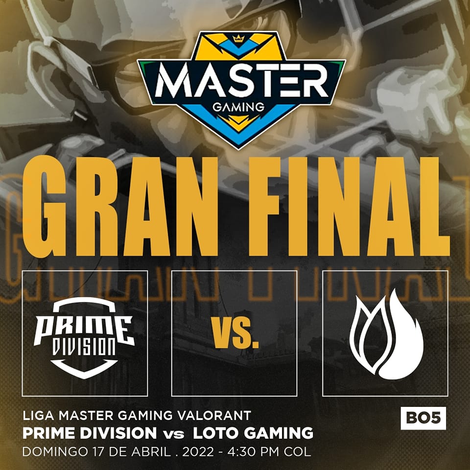 Ya llegó, ya está aquí. LA GRAN FINAL! 🤩🥳

Es motivo de orgullo para nosotros después de varios altibajos lograr estar en la final y enfrentarnos contra la gran organización Loto Gaming

GLHF !

Nos vemos mañana a las 4:30pm hora Colombia.

#WeArePrime #videojuegos #VALORANT