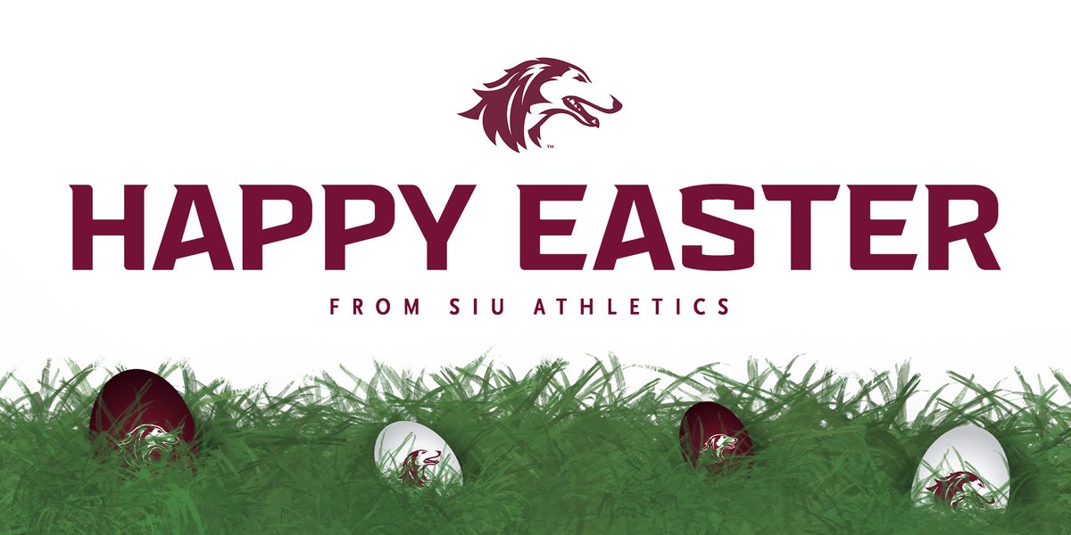 SIUSalukis's tweet photo. Happy Easter from the Saluki Athletics family! https://t.co/N4eOJEKMd6