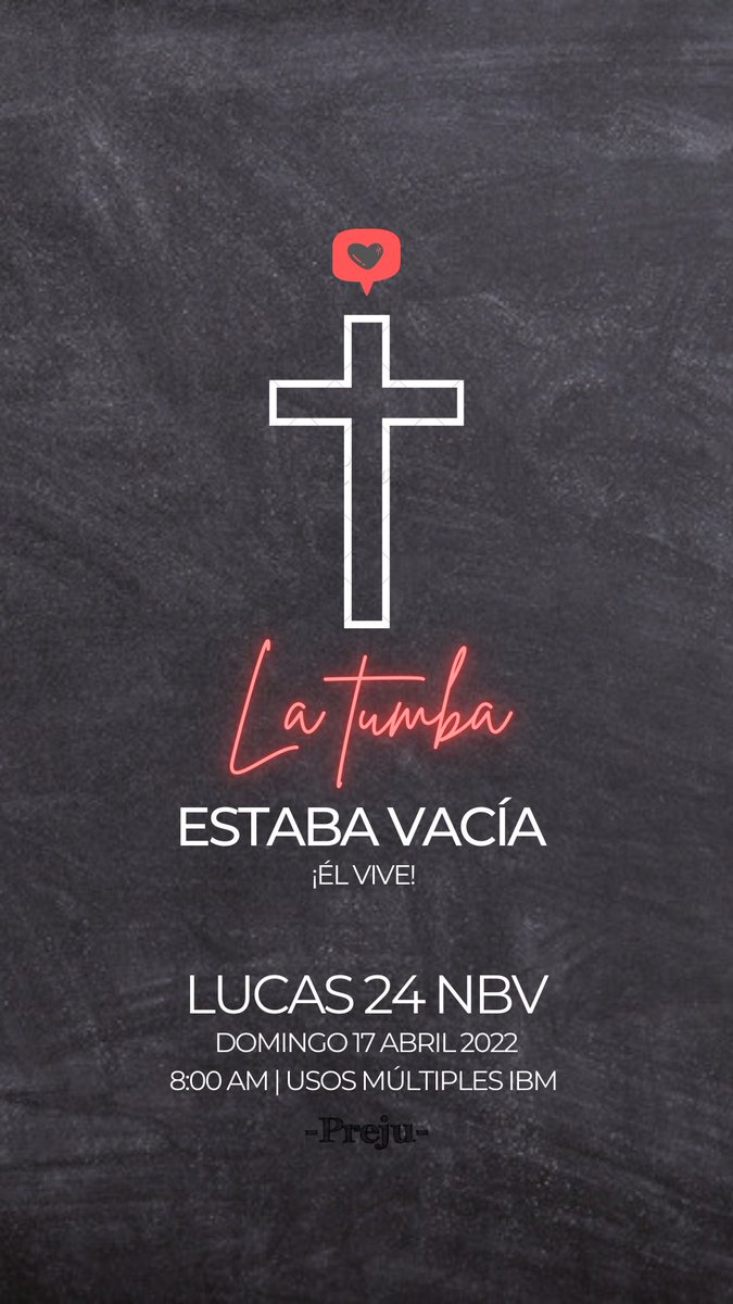 preju_ibm's tweet photo. ¡ V E N Í  D E  B L A N C O ! 🤍

Prejus, mañana nos vemos siempre a las 8:00 AM en Usos Múltiples de @ibmiramonte📍

Programa más que especial, ya que conmemoramos la resurrección de nuestro Señor.

¡No faltés y recordá inscribirte en link que está en nuestra bio! 📌

#heisrisen https://t.co/P9SXMtfgUu