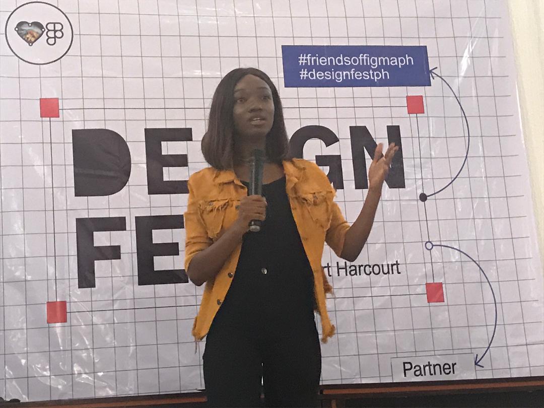 dezignhers's tweet photo. The Emperor @VictoryBrown_ was present at the #designfestph and gave a keynote speech on contributing to open source as a Designer. Did you enjoy her talk?.🔥🔥🔥🔥🔥🔥. A little bird said she spit bars😊.
#designfestph
#keynotespeaker https://t.co/qiNl6e0EEn