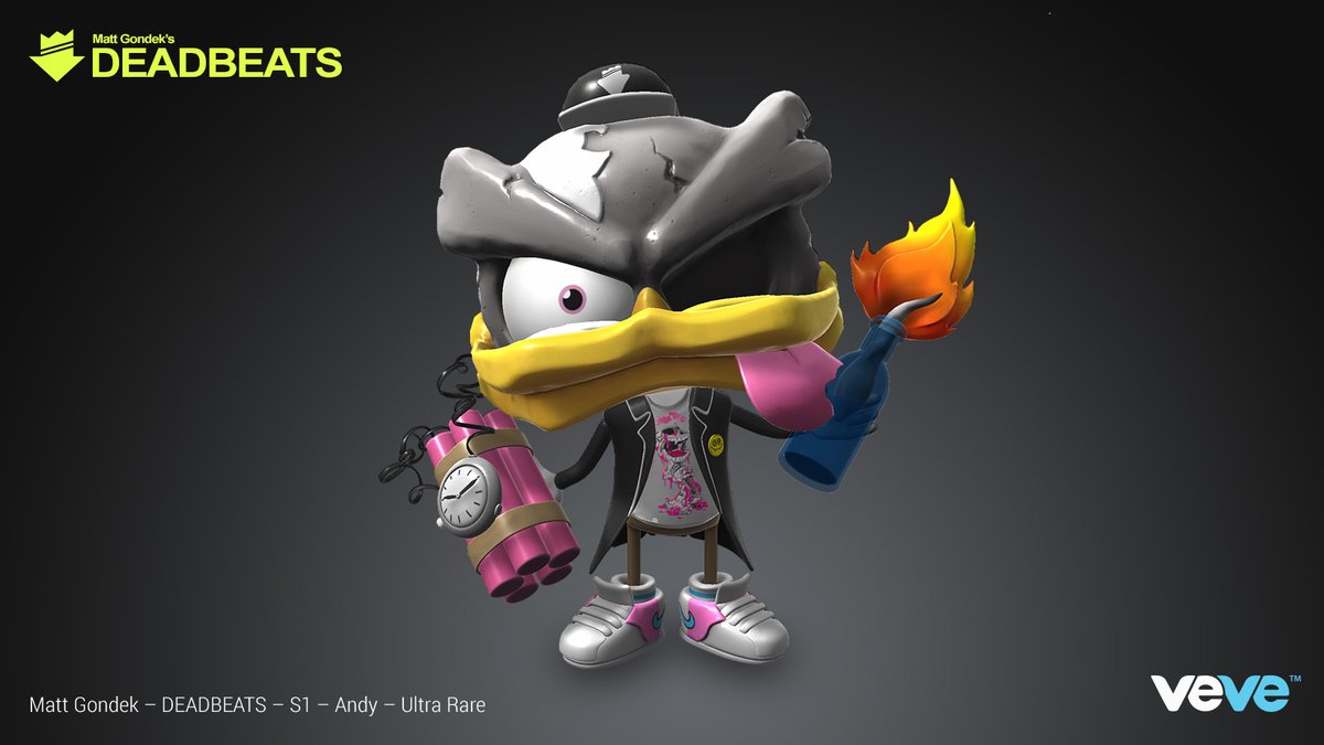 Get a closer look at all four DEADBEATS from <a href="/Mattgondek/">Matt Gondek</a> dropping tomorrow Sun, 17 Apr at 8 AM PT in blind box format: bit.ly/3uJtSGt

#GondekxVeVe