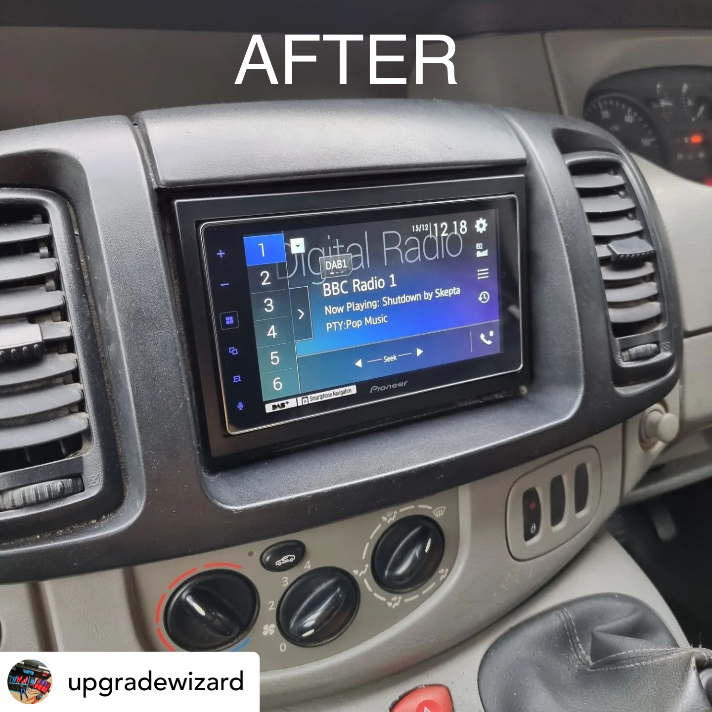 Pioneer Car on X: Out with the old and in with the new. This Renault  traffic sees a much needed upgrade from the basic radio that was in it  before. SPH-DA130DAB adds