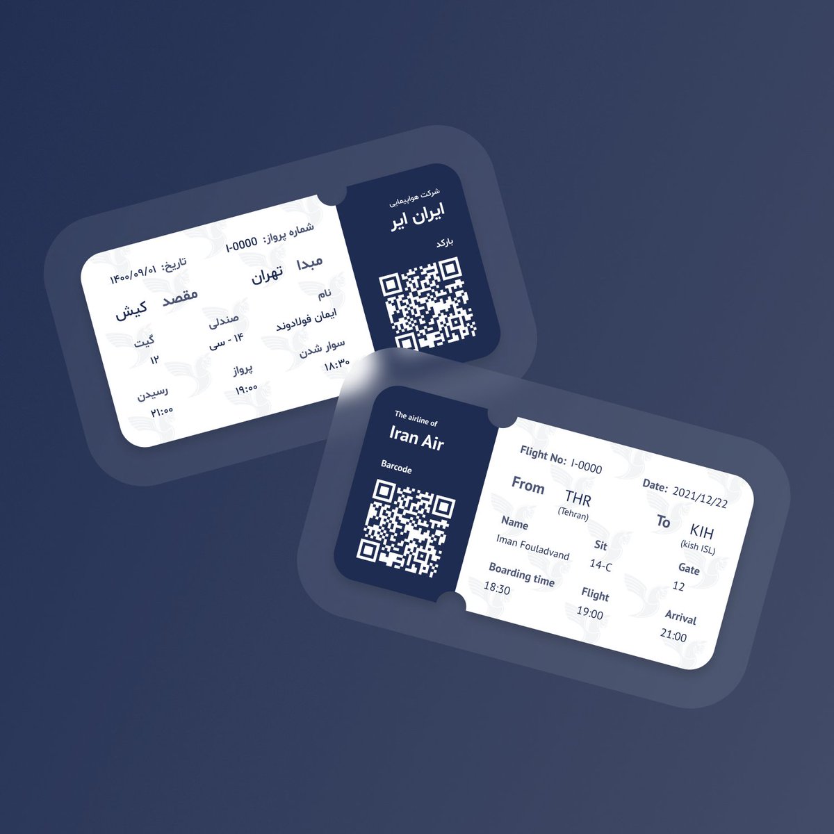ByFoulad's tweet photo. DailyUI - 024 (Boarding Pass)
Designing a Boarding Pass was definitely a new experience
🔹 Figma: https://t.co/MBTykwaRcL
🔹 Dribbble: https://t.co/9wS5MAZ1vc
🔹 Behance: https://t.co/c8VikwjA1g
🔹 Pinterest: https://t.co/jMhiqahpBT
🔷 https://t.co/CE473ixt7U
#Figma #DailyUI #UX https://t.co/KQK12Xlqin