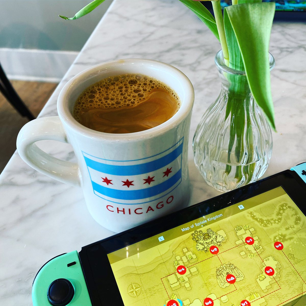 PixelInverted's tweet photo. From happy hour to elixir of the Gods. Coffee helps the gamer game. Happy Easter! New gear coming soon. Click https://t.co/9AudvPl2Br to see what’s currently available.
.
.
#invertedpixels #gamergear #coffee #nintendoswitch #switch #supermario #coffee #chicago #gamer #gamerdad https://t.co/Tg6u4r50Ux