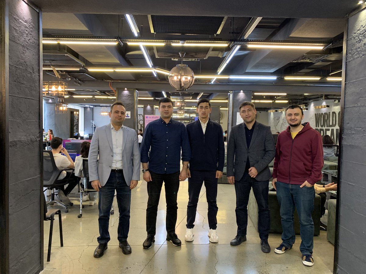 VRustamov9's tweet photo. Today the colleagues from #ITPark Uzbekistan visited #Innoland, discussed the cooperation potential between #Azerbaijan 🇦🇿and #Uzbekistan 🇺🇿#startup ecosystems. https://t.co/DGwNvBZQ1E