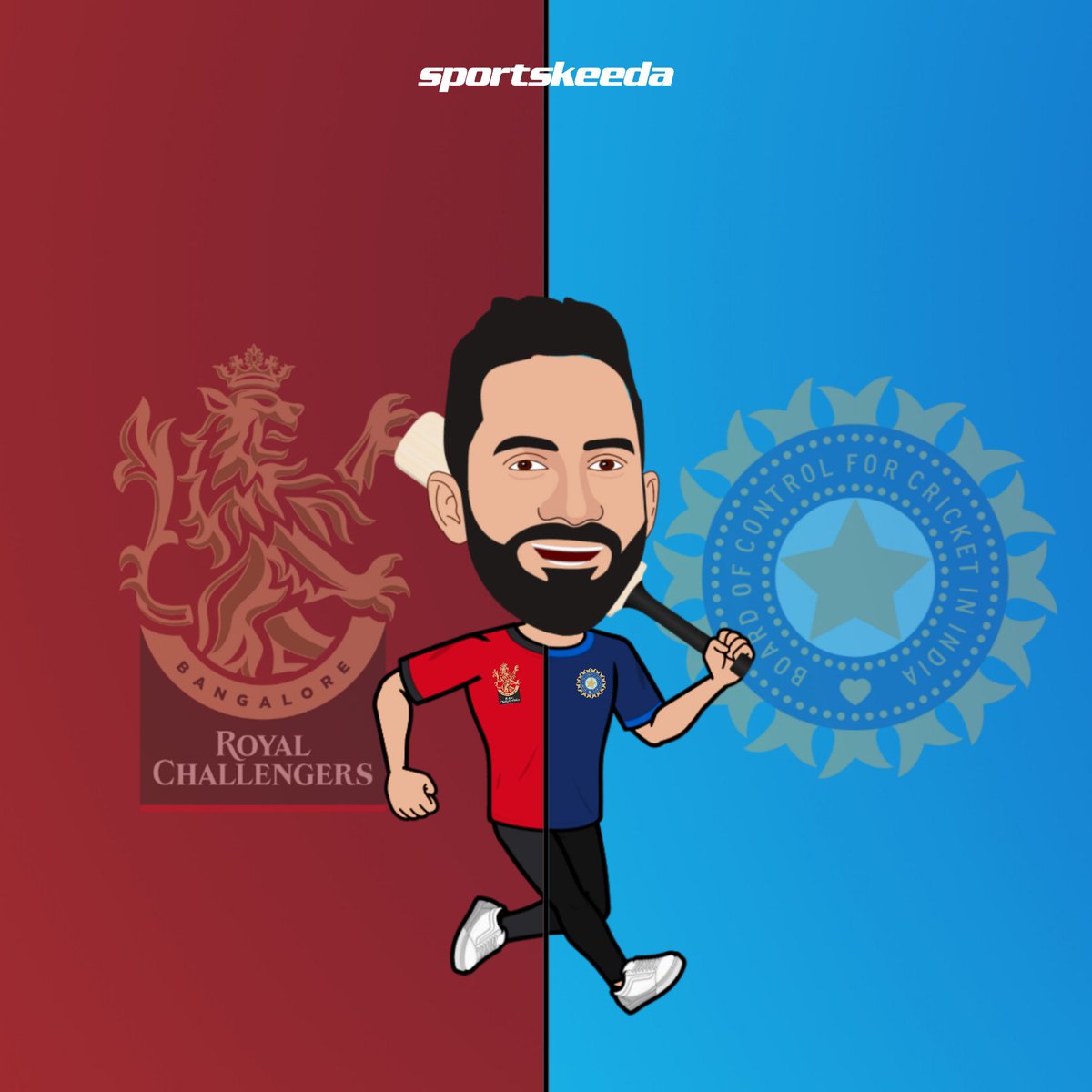 Sportskeeda's tweet photo. Dinesh Karthik is constantly knocking on the doors of the Indian selectors 🙌

Do you want to see him make a comeback in the Indian T20I team? 🤔 

#IPL2022 #RCB #DCvRCB https://t.co/5hSMq8gVl9