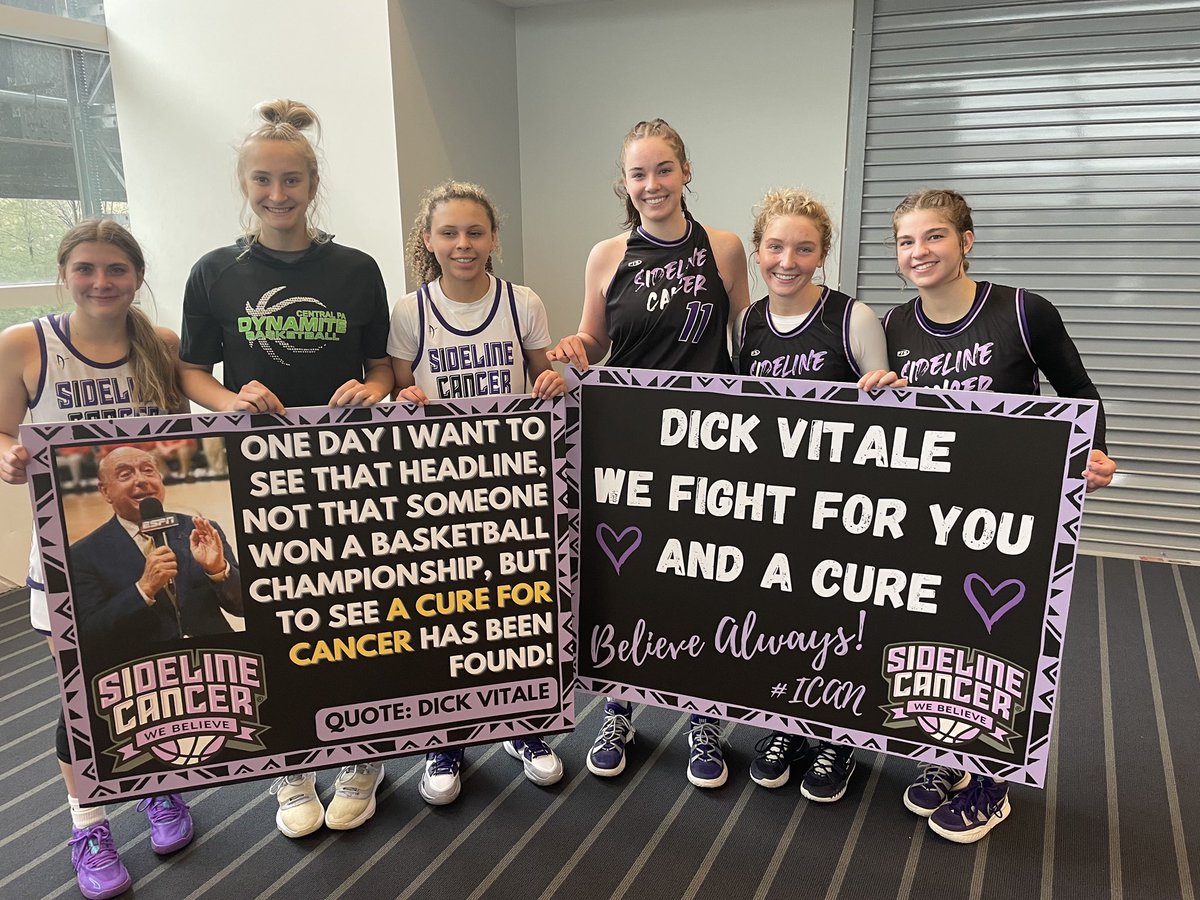 Sideline Cancer TBT tweet media