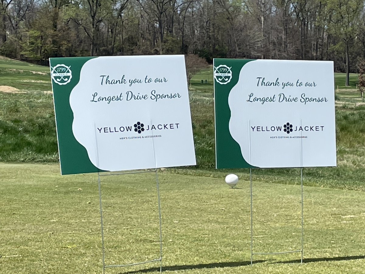 YellowJacketVA's tweet photo. We were out in force this week at the #1799GolfClassic for @VisiDC, at @ArmyNavyCC. Come in to our shop at 301 Cameron Street in Alexandria to refresh your golf wardrobe with great new styles by @johnnieO. https://t.co/c26bkzlfVo