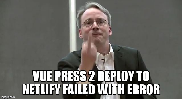 overflow_meme's tweet image. Vue press 2 deploy to netlify failed with error stackoverflow.com/questions/7189… #vuepress