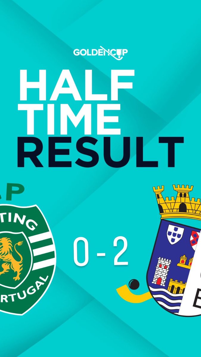 HALF TIME SCORE  0 - 2
SEMIFINALS 
<a href="/SCPModalidades/">Sporting CP - Modalidades</a> 🆚 <a href="/OCBarcelos/">Óquei Clube de Barcelos</a> 

 🏆Golden Cup 
 💻Esport3 &amp; ZeroZero website 
 📍Palacio des Desportes de Riazor 
 🍀Good Luck

#GoldenCup #GCup #elitehockey #morethanagame #letsskatetogether #rinkhockey