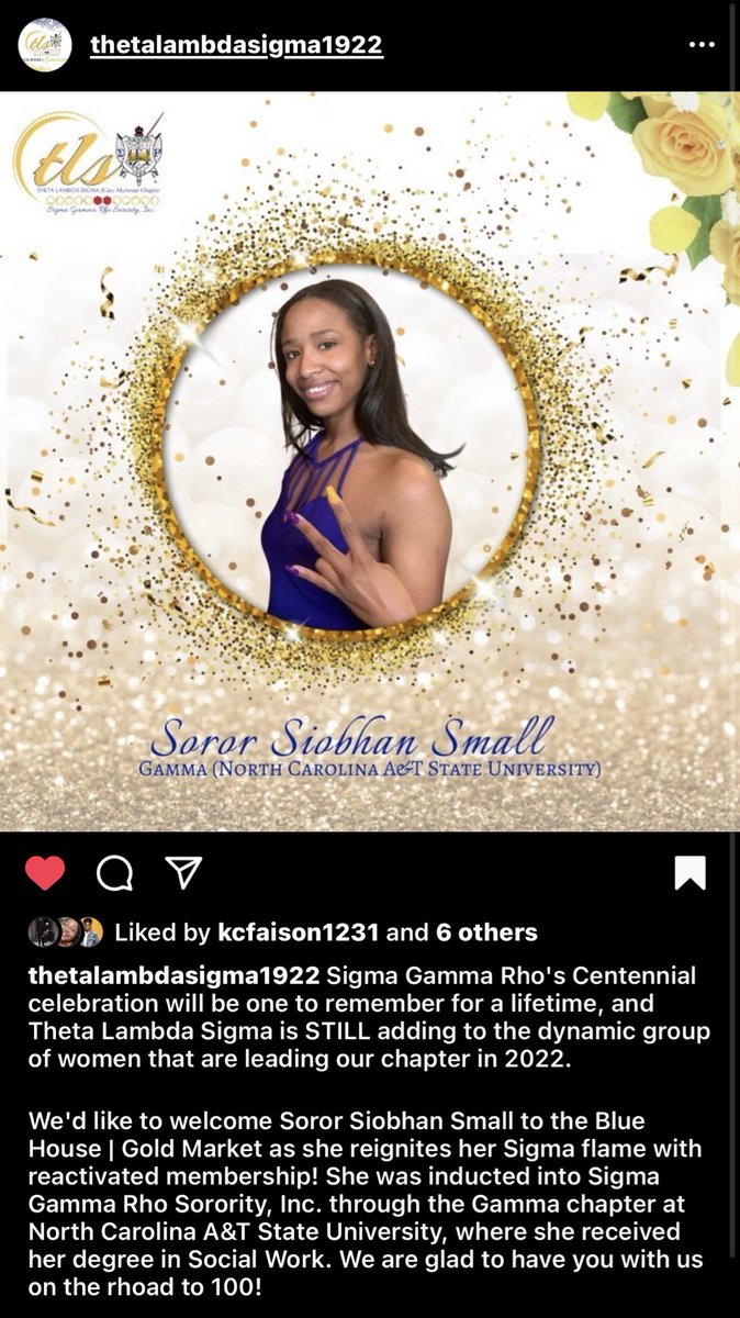 Siobhan_Alicia's tweet image. To the ladies of Theta Lambda Sigma, I just wanna say thank you for all the love and genuineness I’ve received from you all and I just wanna thank you for welcoming me to the chapter. 💙🐩💛 #EEYIP #sgrhocentennial #FinancialPoodle #SGRHO