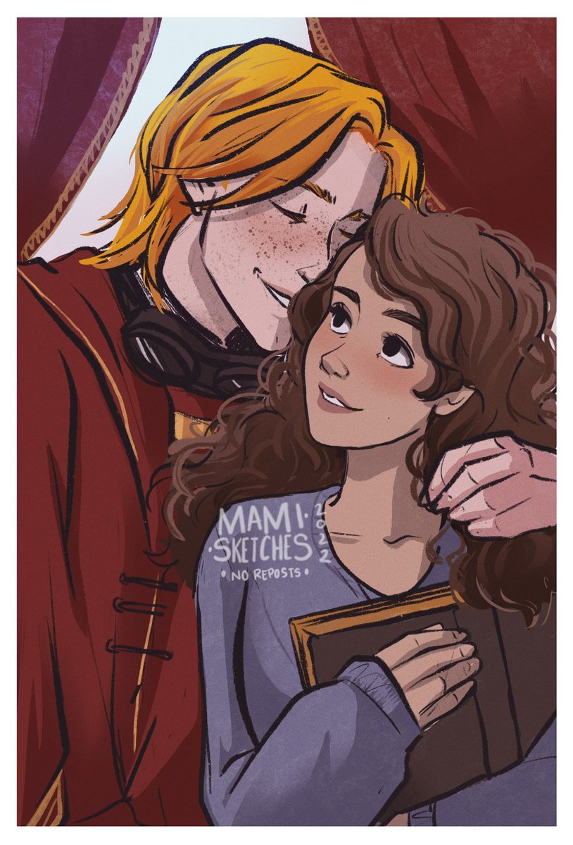 “Oh, I don’t know, Granger. I’m feeling pretty damn lucky.”

Continuing on my #Fremione bullshit. Also bonus pic not posted to IG 🤪

✅ support artists like me with likes and retweets! 
❌no reposts! 

#HarryPotter #WizardingWorld #fredweasley #HermioneGranger #myillustrations