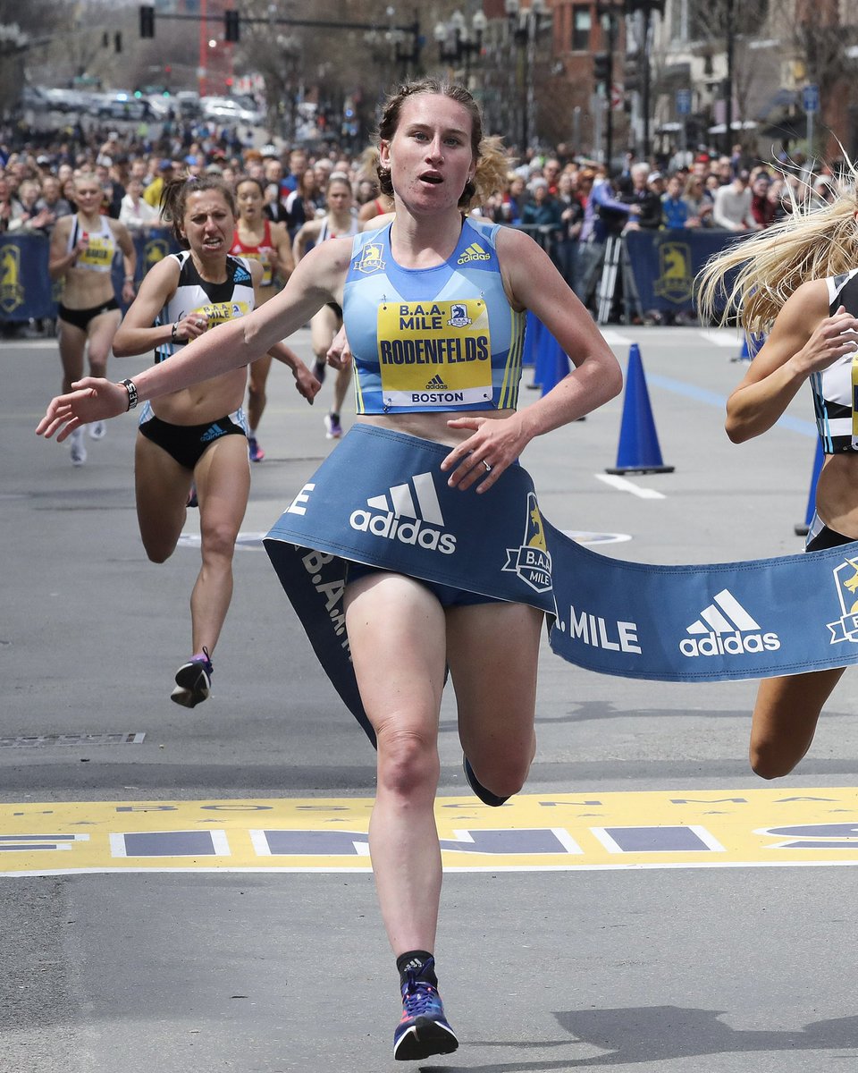 RunTeamBAA's tweet photo. B.A.A. High Performance Team member @Annie_Rodenfels placed first today at the @BAA Invitational Mile with a photo finish in a time of 4:35.51 🤯

Congratulations Annie! 👏👏👏 https://t.co/BVQ6jKKqkM