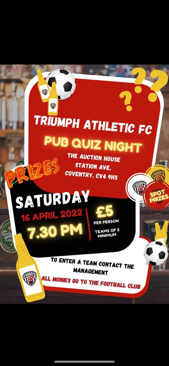 The night is finally here, hope to see a lot of you there! All details below, should be a great night 👇🏻🍻