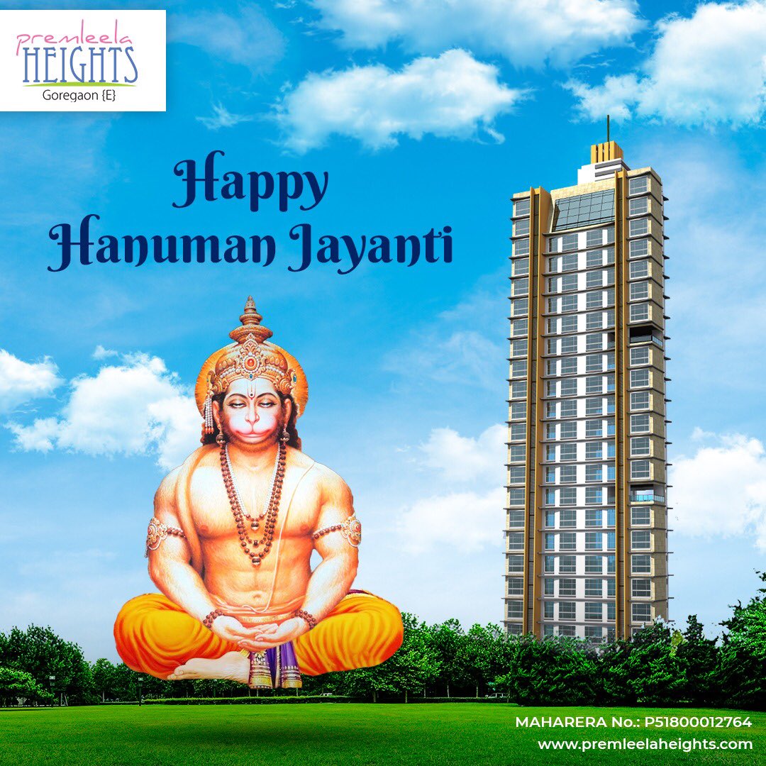 Premleela wishes everyone a very Happy Hanuman Jayanti. ✨

#premleela #hanumanjayanti #siyaram #hanumanchalisa #shreeram #lordrama #jaishreeram #treasure #house #goregaoneast #comingsoon #premleelalaheights #comfortableliving #realestate #realtor #realestateagent #home #property