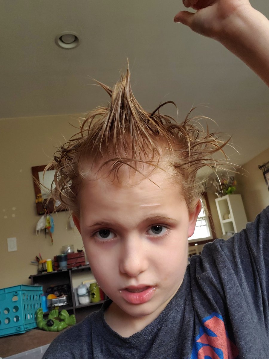 allison_westra's tweet photo. Aiden loves playing with his hair https://t.co/mqOR6Cplhp