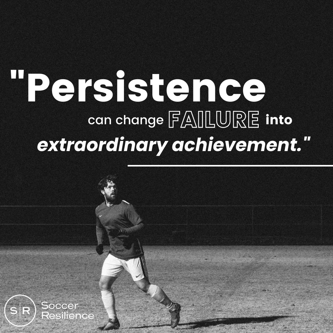 SoccerResilient's tweet photo. Keep at your goals, even after you fall! Failure is a NORMAL part of the process, and embracing a GROWTH MINDSET is the best way to train ourselves in becoming PERSISTENT and RESILIENT💪🏼
#resilience #persistence #failure #growthfromfailure #failurebreedssuccess #success https://t.co/tjD4zJsdne