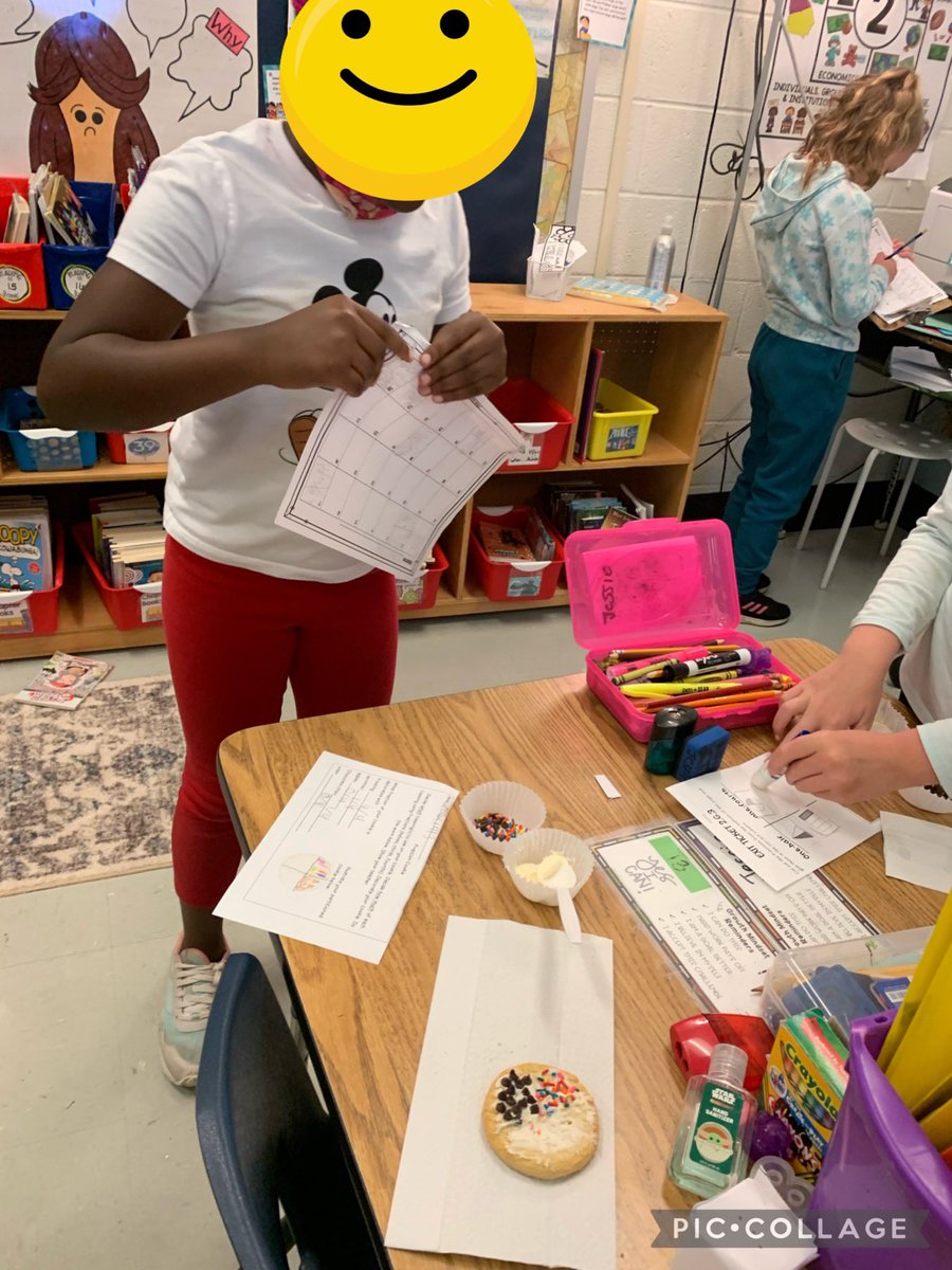 No better way to partition circles than with sweet cookie toppings! <a href="/keheleycomets/">Keheley Comets</a> #lovetothinkhere