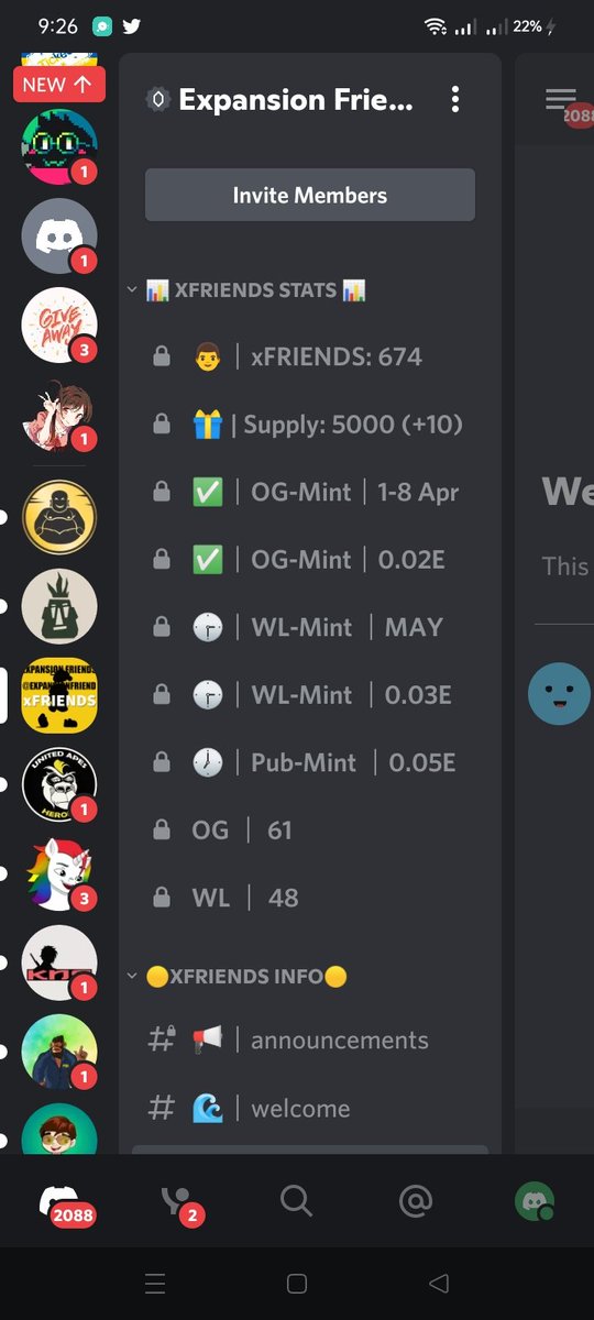 Andrew09055233's tweet photo. @CryptoNFTGA @ExpansionFriend @ethmaxi 
@FFIcrypto 
@mabel_nft 

I followed you both with turned on notification bell and i also joined in the discord server.

All done🙏🙏🙏 https://t.co/zVblHAu34F