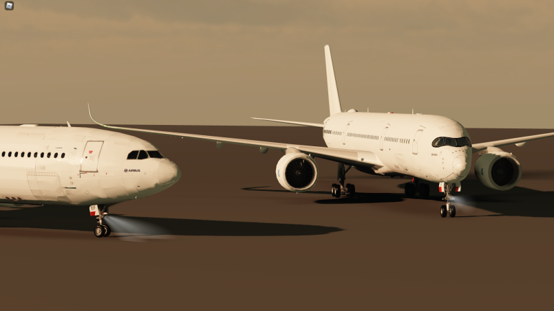 luvavylies's tweet image. &quot;Beautiful A350&apos;s Parked..&quot;
Credits: @narccisstics 
#A350 #RobloxDev