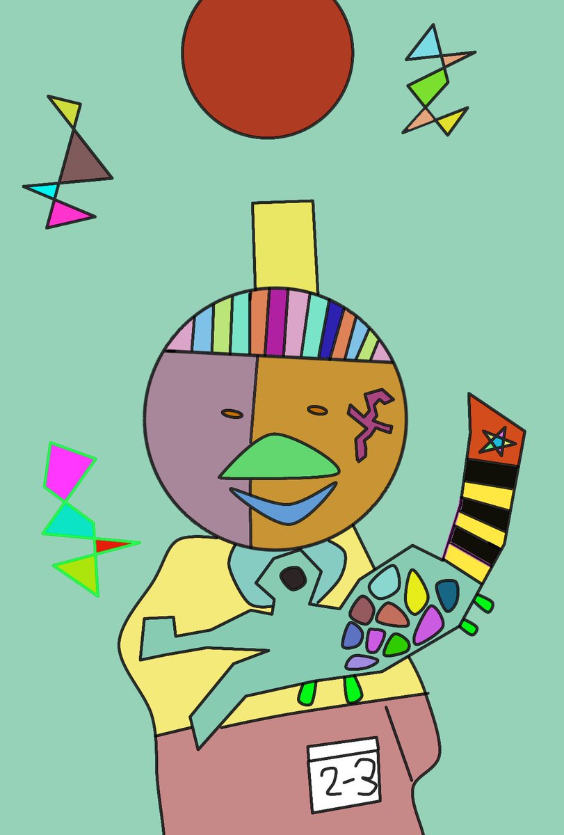 3作目
なんとも怪しいワニ使いの先生ができた🌈
#nft #NFTs 　#opensea