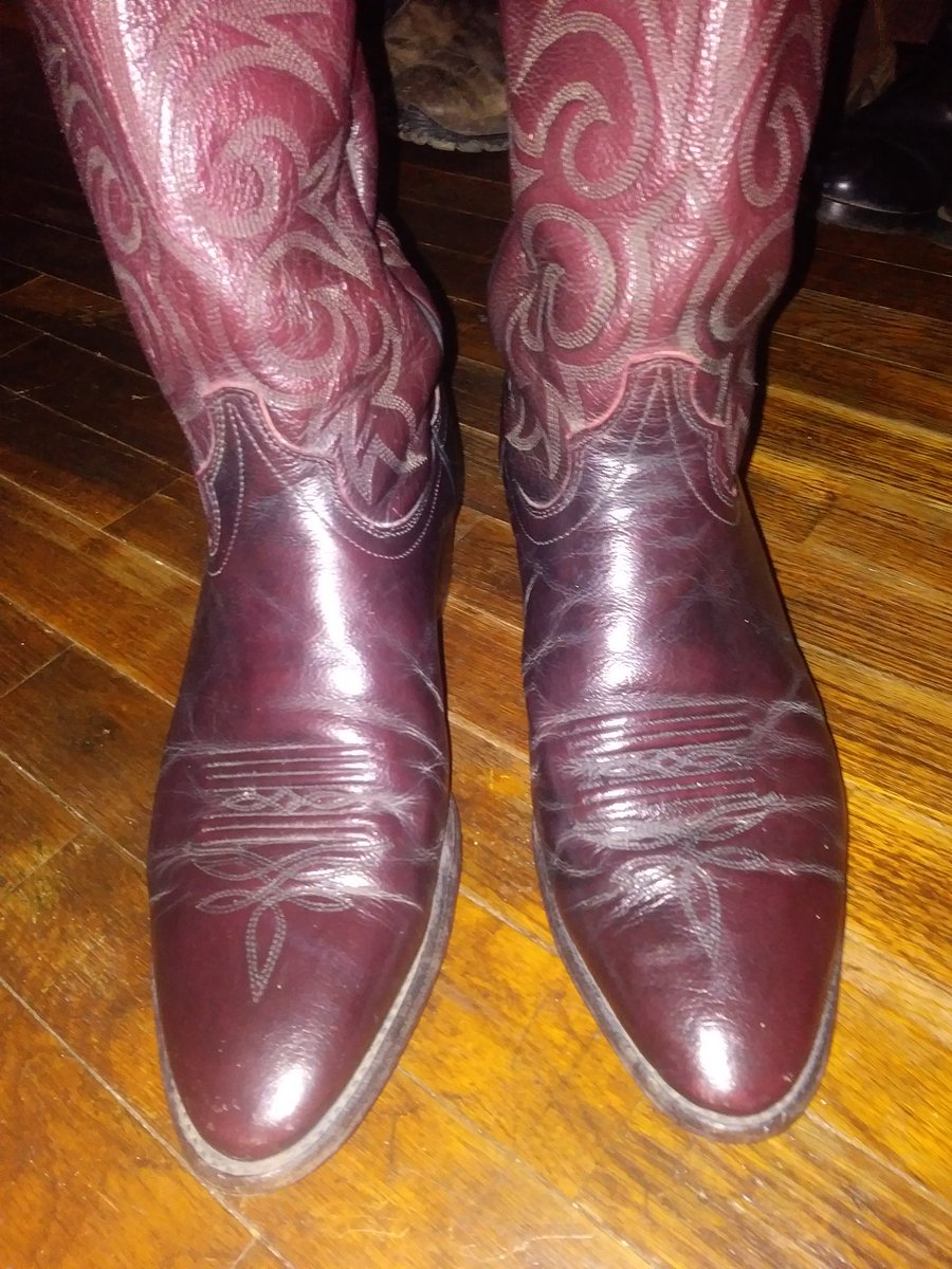 This pair of boots were handmade and I've had these for over 30yrs
All leather no rubber