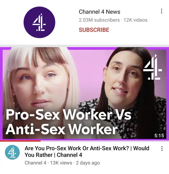 Are you pro or anti sex work? I'm on @Channel4 debating that #sexworkiswork and standing up for those<a class="tags" target="_blank" title="On Twitter" href="/?out=eyJ0eXAiOiJKV1QiLCJhbGciOiJIUzUxMiJ9.eyJpYXQiOjE3MjIwMjM1NTUsImlzcyI6InR3cG9ybnN0YXJzLmNvbSIsIm5iZiI6MTcyMjAyMzU1NSwiZXhwIjoxNzUzNTU5NTU1LCJyZWRpcmVjdF91cmwiOiJodHRwczovL3R3aXR0ZXIuY29tL0NoYW5uZWw0In0.mxHczN6OmsbJMv7eDRGny5vKQ4nhuGS-iIQsDTf2rztFjlgZID76DR0ME9lHbTFiovXBKbyqHaR0ZLjwhBn11w">@Channel4</a><a href="/tag/sexworkiswork"class="tags"><span>#sexworkiswork</span></a>