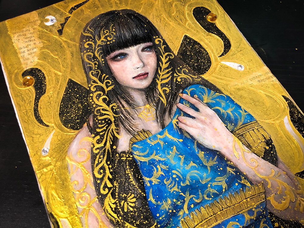 「snsなどで良い絵を見ながら羨ましい〜と思いながら6月の展示に向けて描いています」|森田悠介のイラスト
