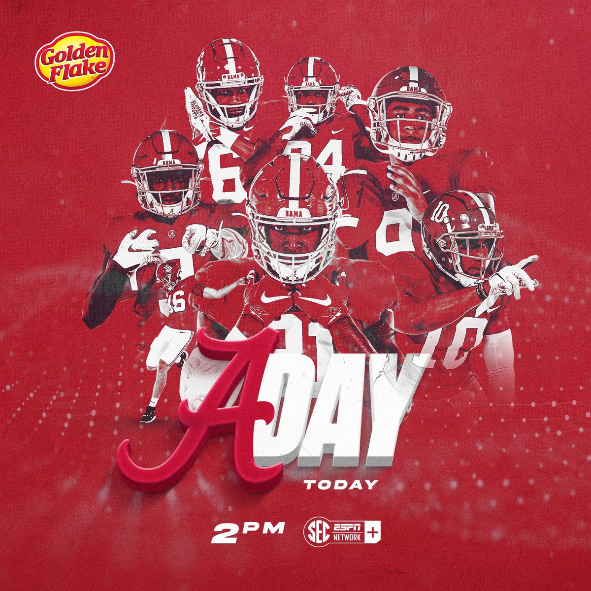AlabamaFTBL's tweet image. It’s 🅰️-Day! 

#BamaFactor #RollTide