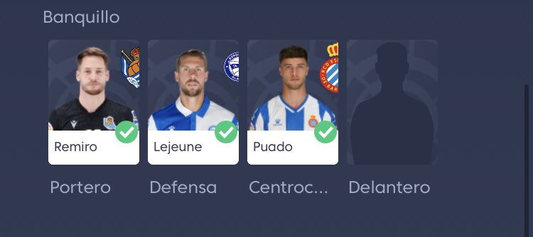 🤩 Mi 11 Jornada 3️⃣2️⃣ #LFMSrMinguez 🏆 <a href="/FantasyLaLiga/">Fantasy LALIGA</a> ➡️Patrocinado por <a href="/DeporteParaiso/">Paraiso del Deporte</a> 💪🏼

De momento nada mal la defensa 😏😅 A ver esos onces cracks <a href="/julianCHross/">Julian Ross</a> <a href="/Anhaksunamum/">Anhaksunamum</a> @josmiz2 @ToBaFe <a href="/ra_plo/">Ramón 🍍</a> <a href="/DLCDLC5/">DLC DLC</a> <a href="/kingfantasy8/">kingfantasy</a> 👏🏻

#LaLigaSeJuegaEnFantasy 🚀