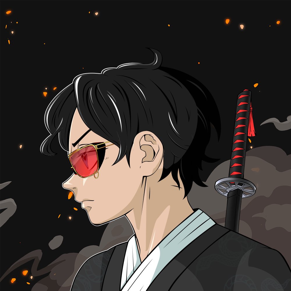 TaiketsuNFT's tweet photo. Katana🖤 https://t.co/up61QaIraP