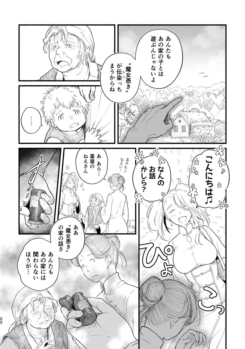 ⑳老人と若者でハッキリ差が出るように描く

若者の顔にただシワを描き足すだけじゃなくて、顔の輪郭も肌の質感も違いがあるようにしたい。
(個人差はあれど)水分と脂肪が減って顔全体の皮膚がたるむので、首はもちろん、耳もハリを失ってしわしわになるらしいです。 