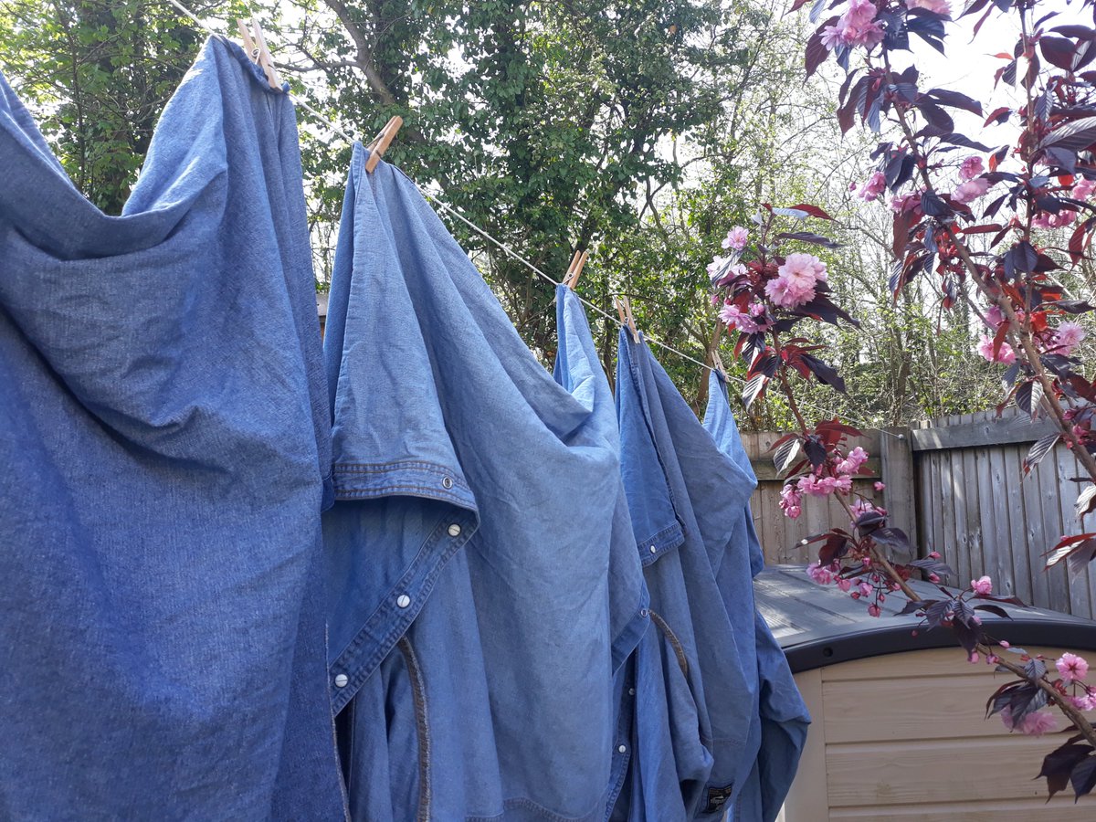 Superproprep's tweet photo. MY FIRST #WASHINGLINEART of 2022...
I call this piece 'Double Denim with a Cherry On Top'.
I hope all aficionados of the #WashingLineArt genre will approve; especially @jchealey. 😎 https://t.co/uLZNEkj2MH
