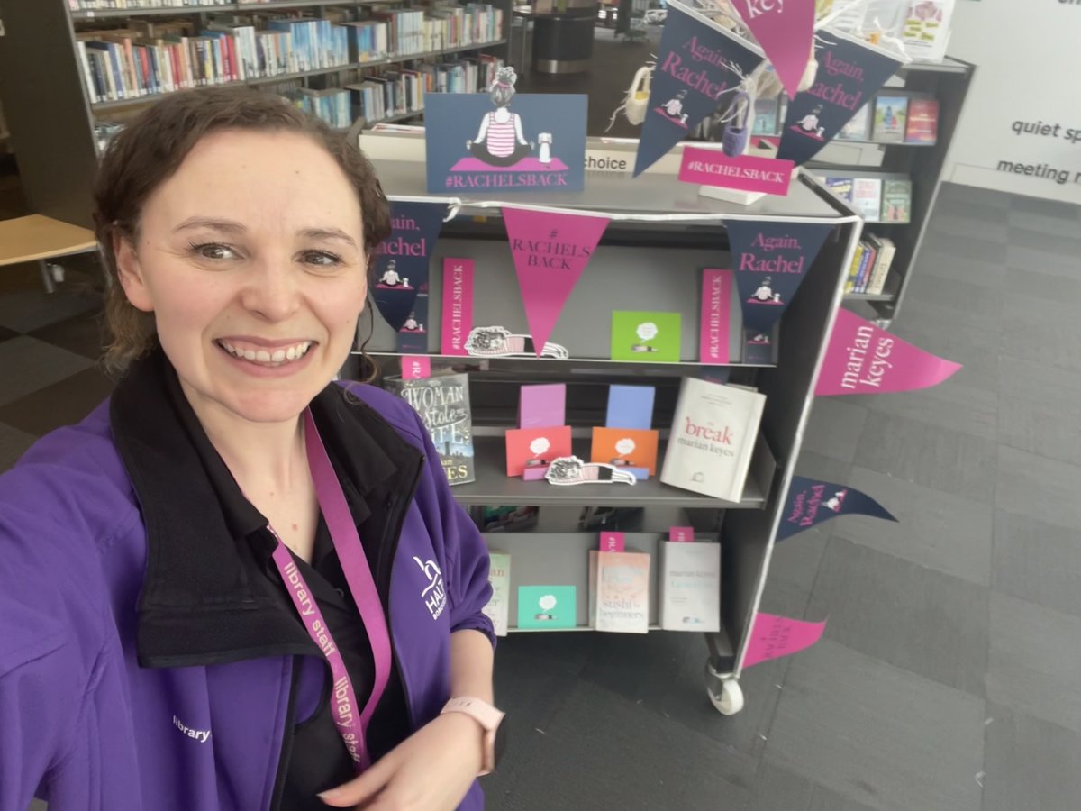 HaltonLibraries's tweet photo. Have we told you #RachelsBack? And we couldnโt be more excited!
Yes thatโs right @MarianKeyes #AgainRachel, follow up to the brilliant #RachelsHoliday is available to loan from all Halton Libraries! Reserve your copy here: https://t.co/7A77POwkrQ RT https://t.co/WSRJuafRQn