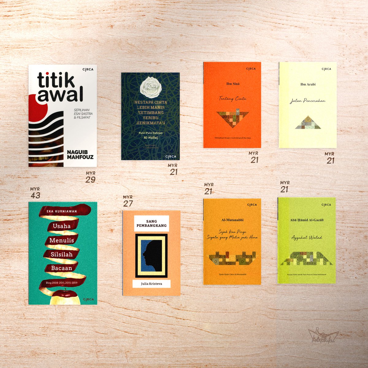 Selamat hujung minggu, semua.

Beberapa judul baru yang boleh dipesan dari kedai kami di shopee.com.my/kolekbuku. 

Dipersilakan.