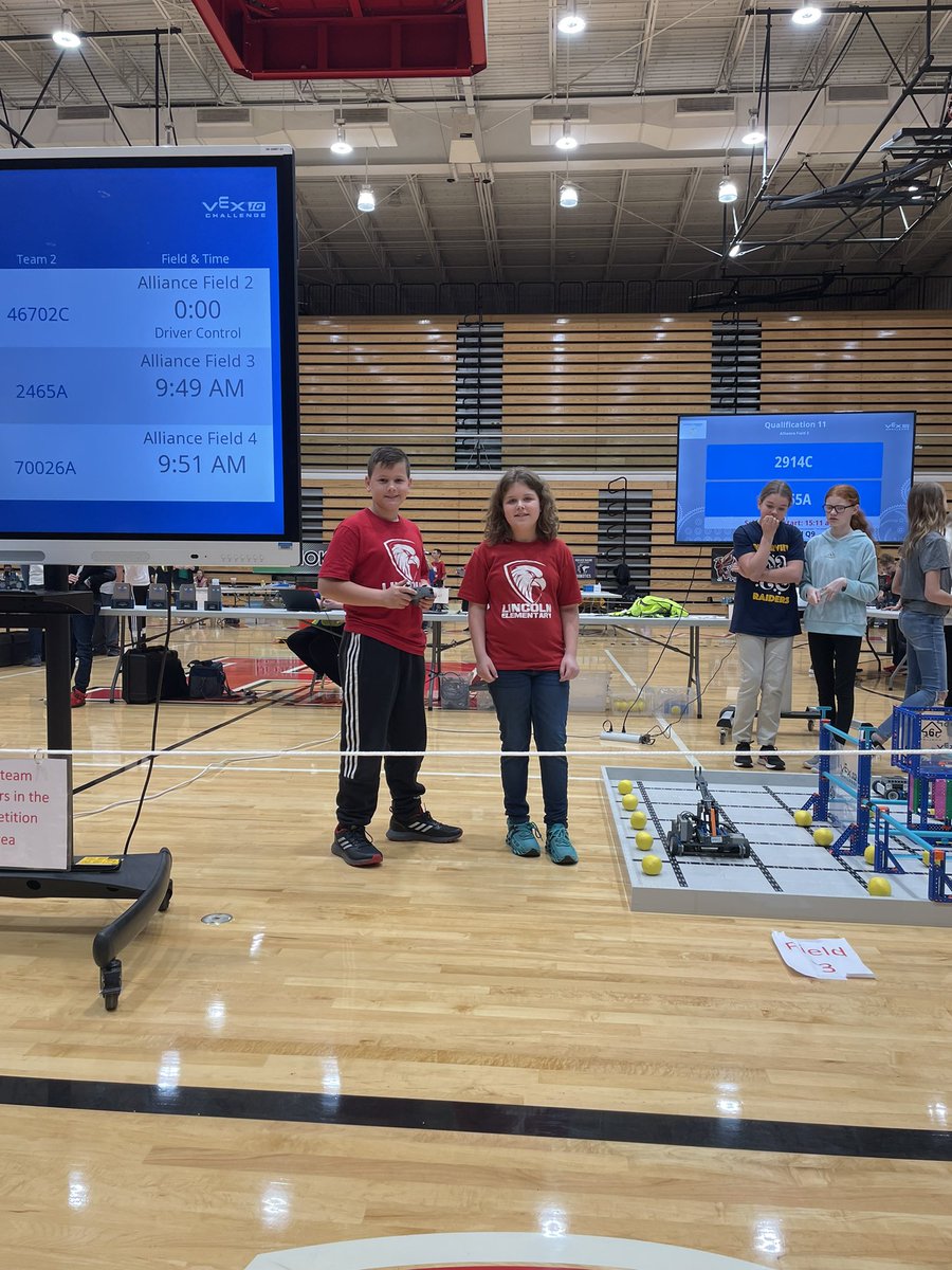 jtroyerAP's tweet photo. Robotics are off and running at HNHS! Go Lincoln Eagles!! https://t.co/iN9eUslwEK