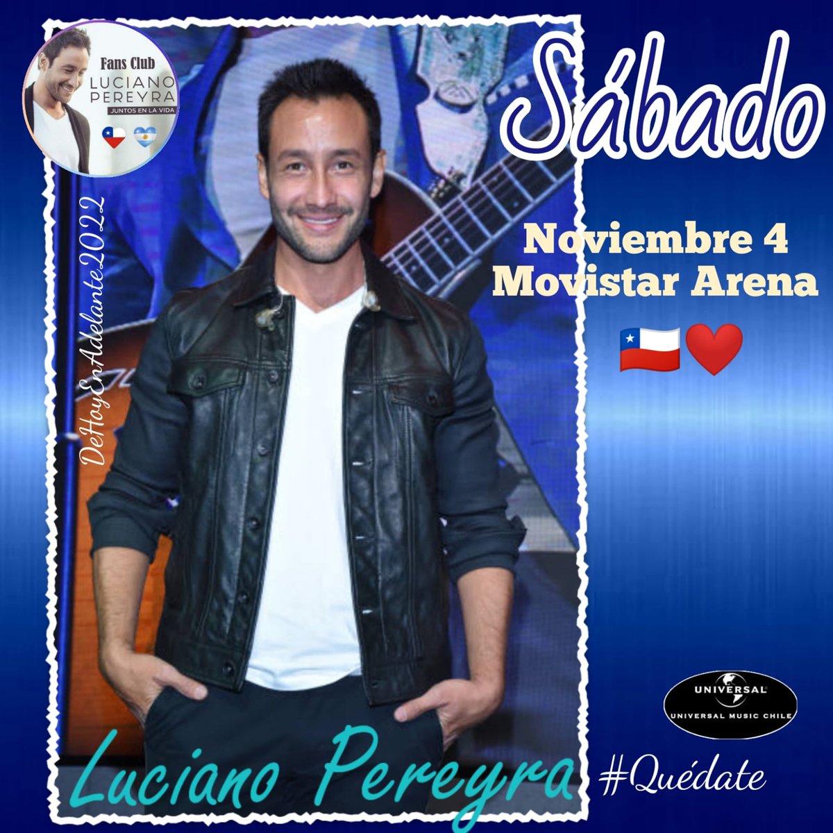 Buen 🌼 día que tengan un excelente 👌 sábado ♥️  <a href="/LucianoPereyra/">Luciano Pereyra</a> <a href="/UMusicChile/">Universal Music Chile</a> <a href="/UMArgentina/">Universal Music Argentina</a> <a href="/NicoGaribotti/">Nico Garibotti</a> <a href="/LujanProd/">Luján Producciones</a>  saludos 🤗 de <a href="/Juntosenlavida/">Fc OficialJuntos en la Vida 🇨🇱♥️ 🇦🇷</a> 🇨🇱♥️🇦🇷