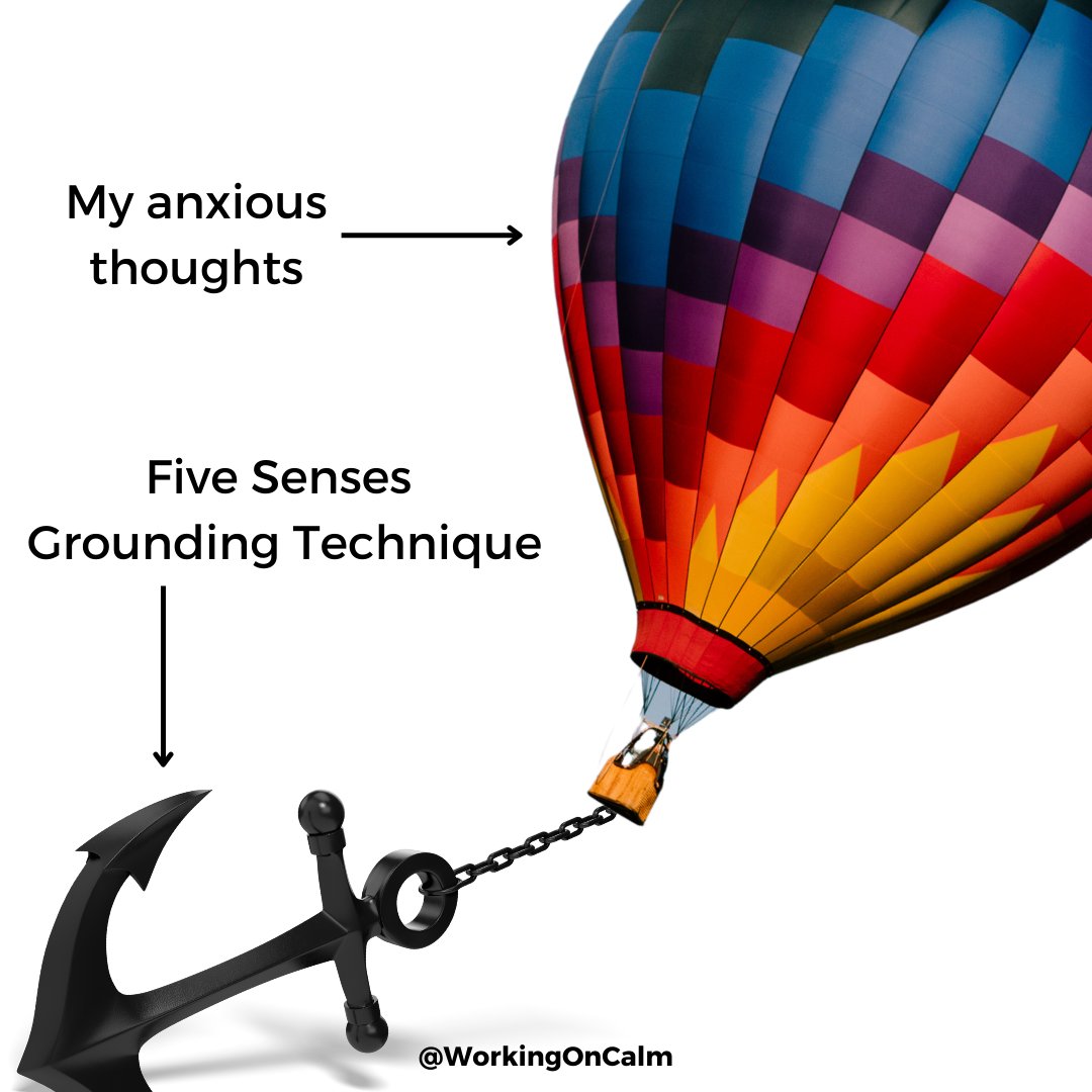 WorkingOnCalm's tweet image. When you feel #anxious, pause for five minutes. Spend approximately one minute of awareness on each of your five senses:

👁 Sight
👆 Touch
👂 Hearing
👃 Smell
👄 Taste

For complete instructions, including tips for beginners, a downloadable, and more:

workingoncalm.com/how-to-calm-yo…