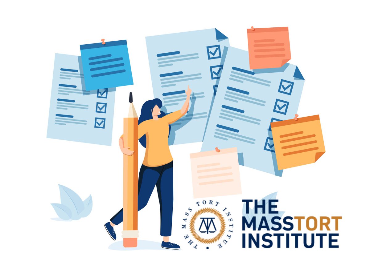 Are you a mass tort #paralegal or #paraprofessional struggling with your day-to-day tasks? Check out our new blog for tips on how to structure and organize your work and get the support you need to succeed. 

#masstorts #learnandearn #training #workday

ow.ly/IUzL50IJ2zZ